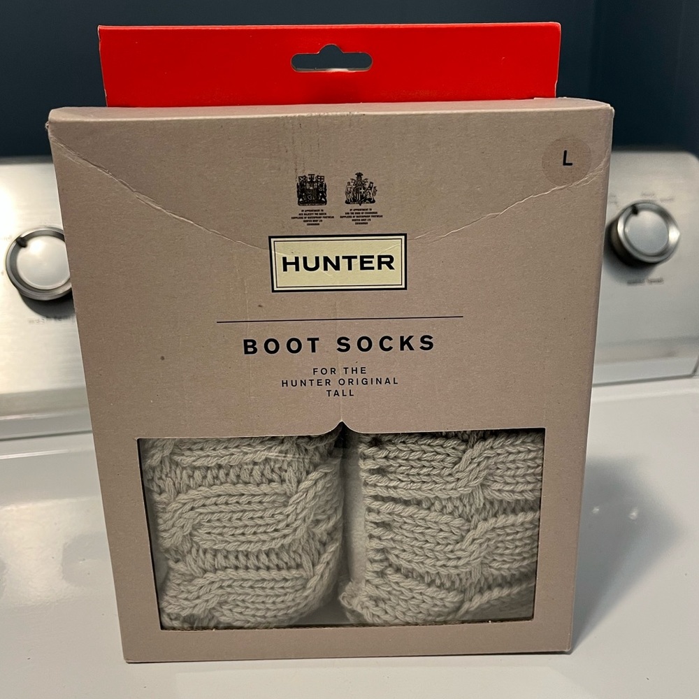 Gray Hunter Boot Socks New in Box